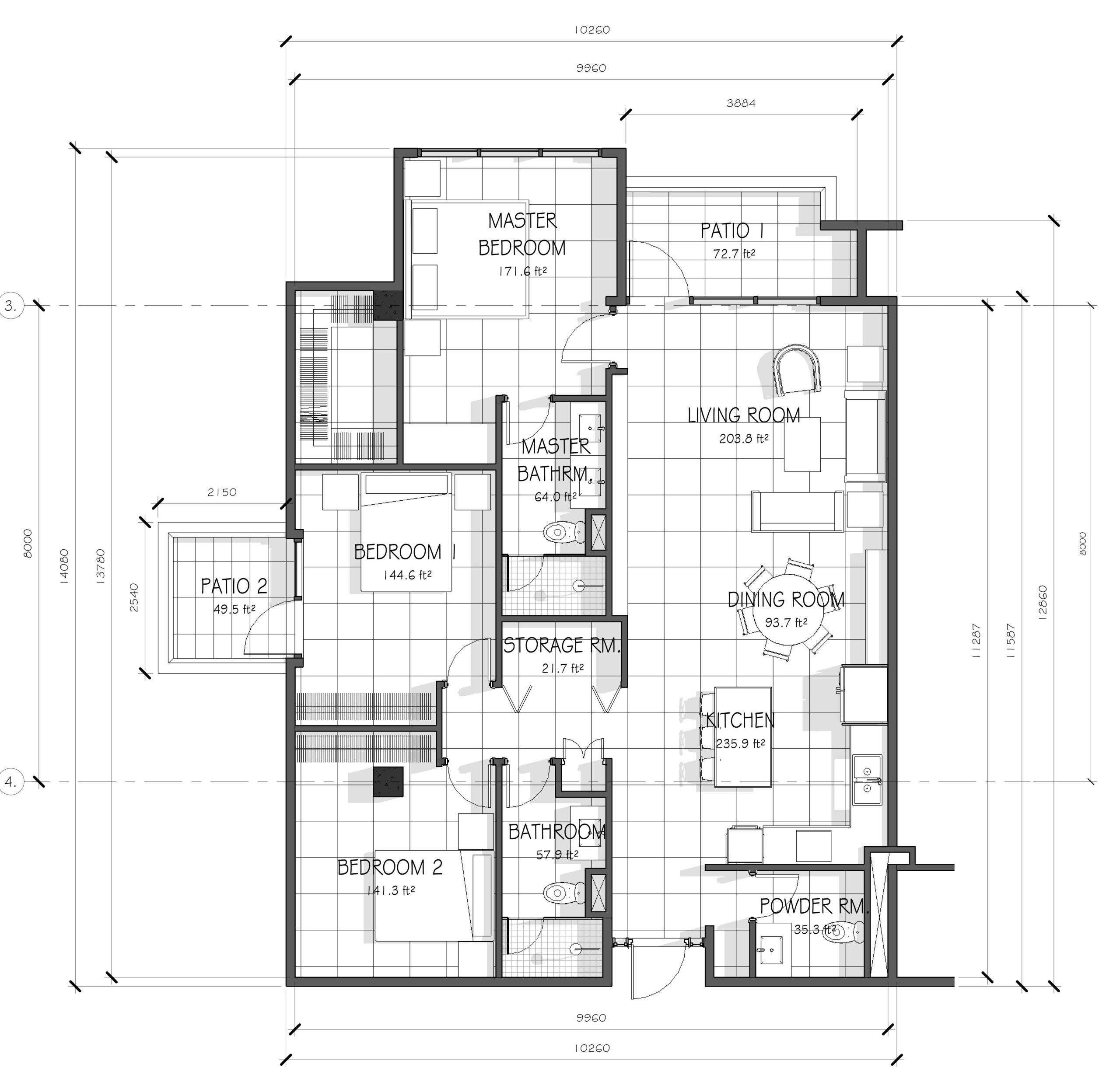 3 bedroom unit scaled